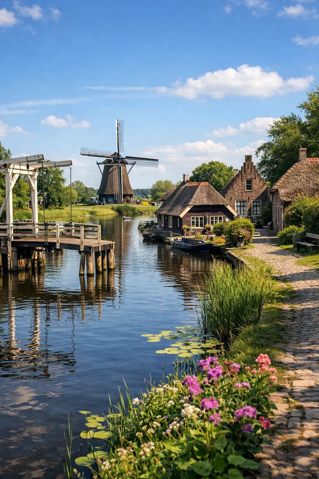 Een rustig dorp aan het water, ideaal voor een weekendje weg.