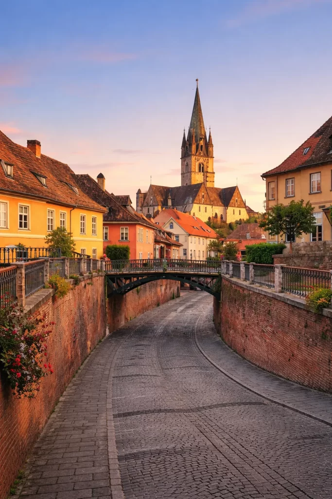 Charmante budgetstad met kleurrijke straatjes en historische sfeer.