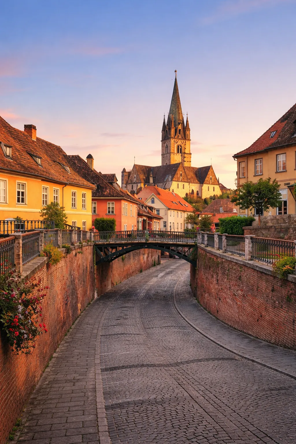 Charmante budgetstad met kleurrijke straatjes en historische sfeer.